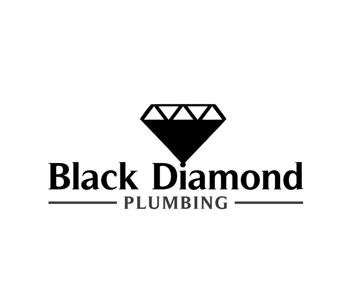 Black Diamond Company Logo - Elegant, Playful, It Company Logo Design for Black Diamond Plumbing