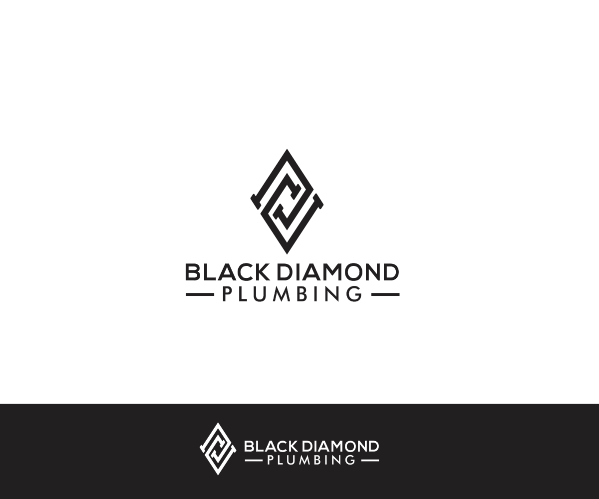 Black Diamond Company Logo - Elegant, Playful, It Company Logo Design for Black Diamond Plumbing ...