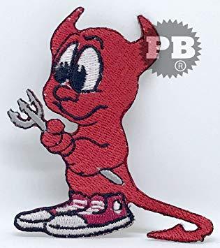 Cute Red Logo - New Cute Little Devil in Red logo Jacket Iron Sew On EMBROIDERED