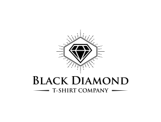 Black Diamond Company Logo - Black Diamond T-Shirt Company logo design - Freelancelogodesign.com