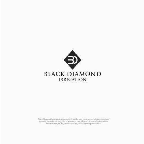Black Diamond Company Logo - Design a logo for a lawn sprinkler company named; Black Diamond