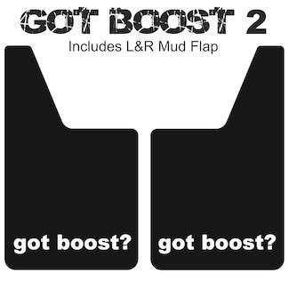 Got Boost Logo - Proven CLGTBST2021 Classic Series 20 x 12 Mud Flaps with Got Boost