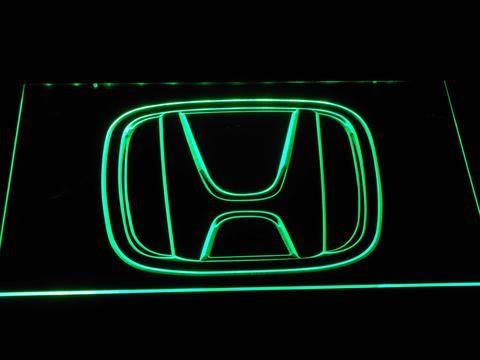 Turquoise Honda Logo - Honda Logo LED Neon Sign | SafeSpecial