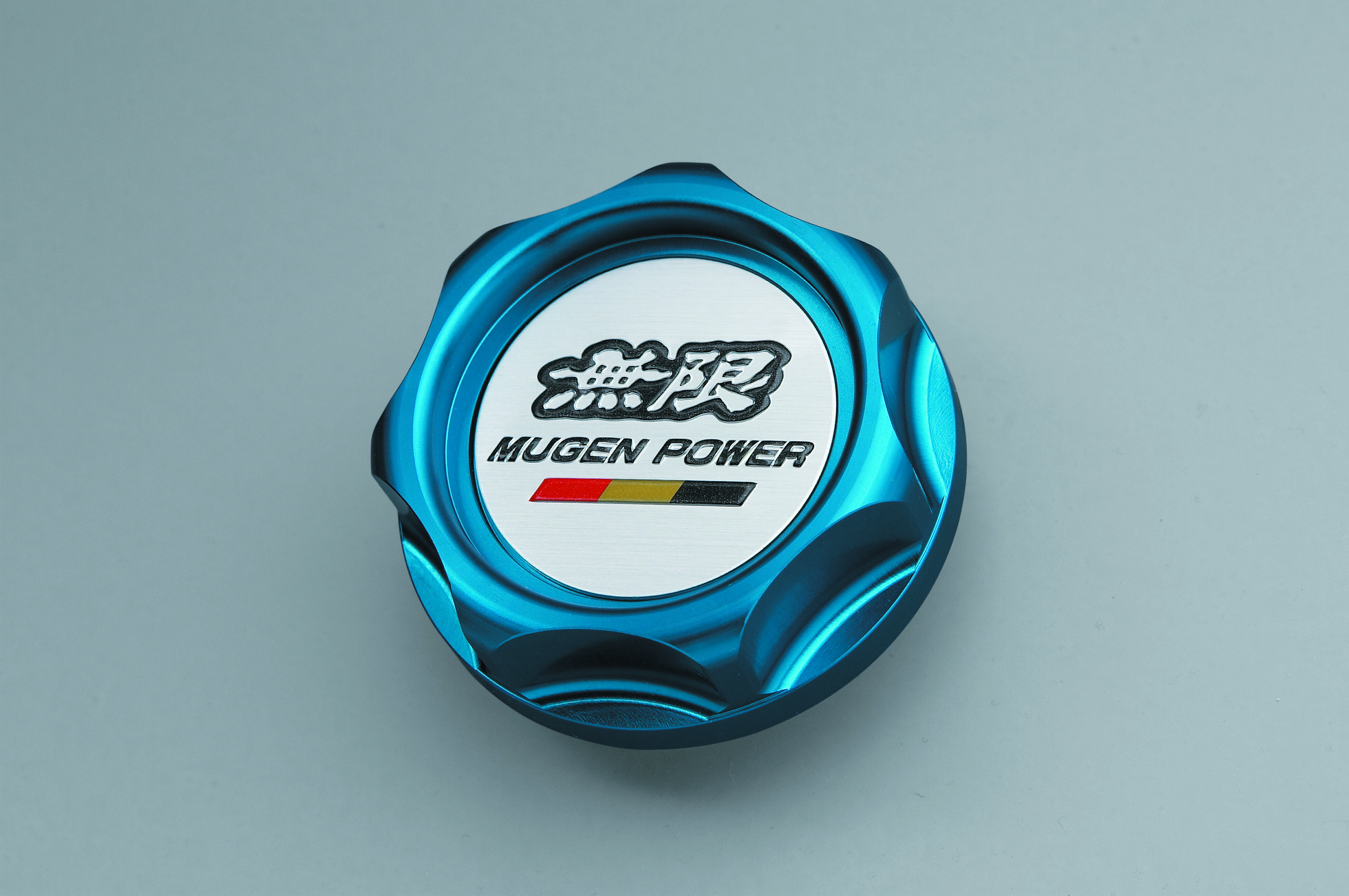 Turquoise Honda Logo - Honda Civic Type R's FN2 MUGEN alloy oil filler cap