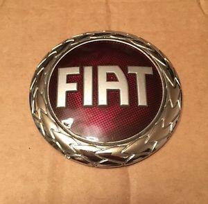 Red Fiat Logo - mm FIAT DOBLO PUNTO STILO GRANDE PUNTO REAR BADGE EMBLEM LOGO