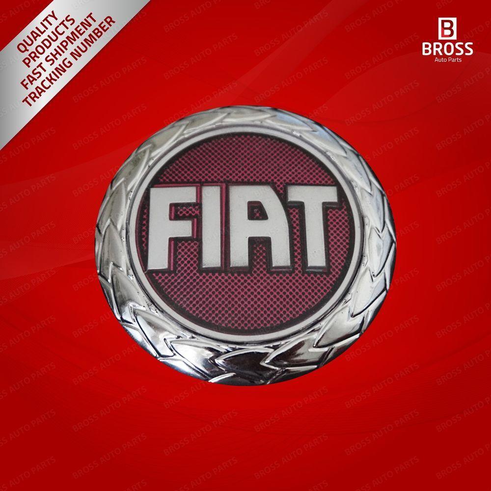 Red Fiat Logo - Rear Boot Badge Decal Logo Crest Red Emblem 75mm for Fiat Models