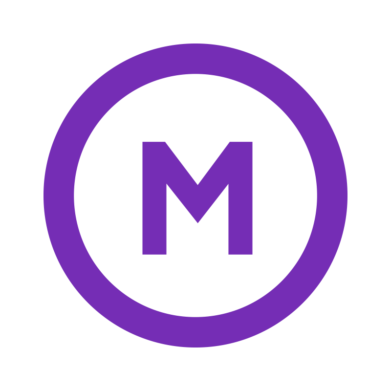 Purple M Logo - Meet your Mentor - Zeppa