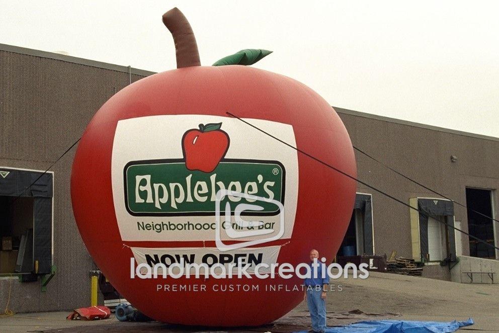 Applebee's Apple Logo - Applebee's Neighborhood Grill & Bar Giant Inflatable Apple… | Flickr