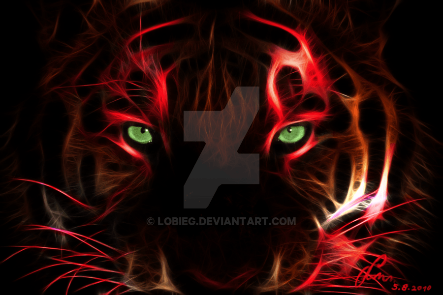 Red and Black Tiger Logo - red tiger by Annasch on DeviantArt