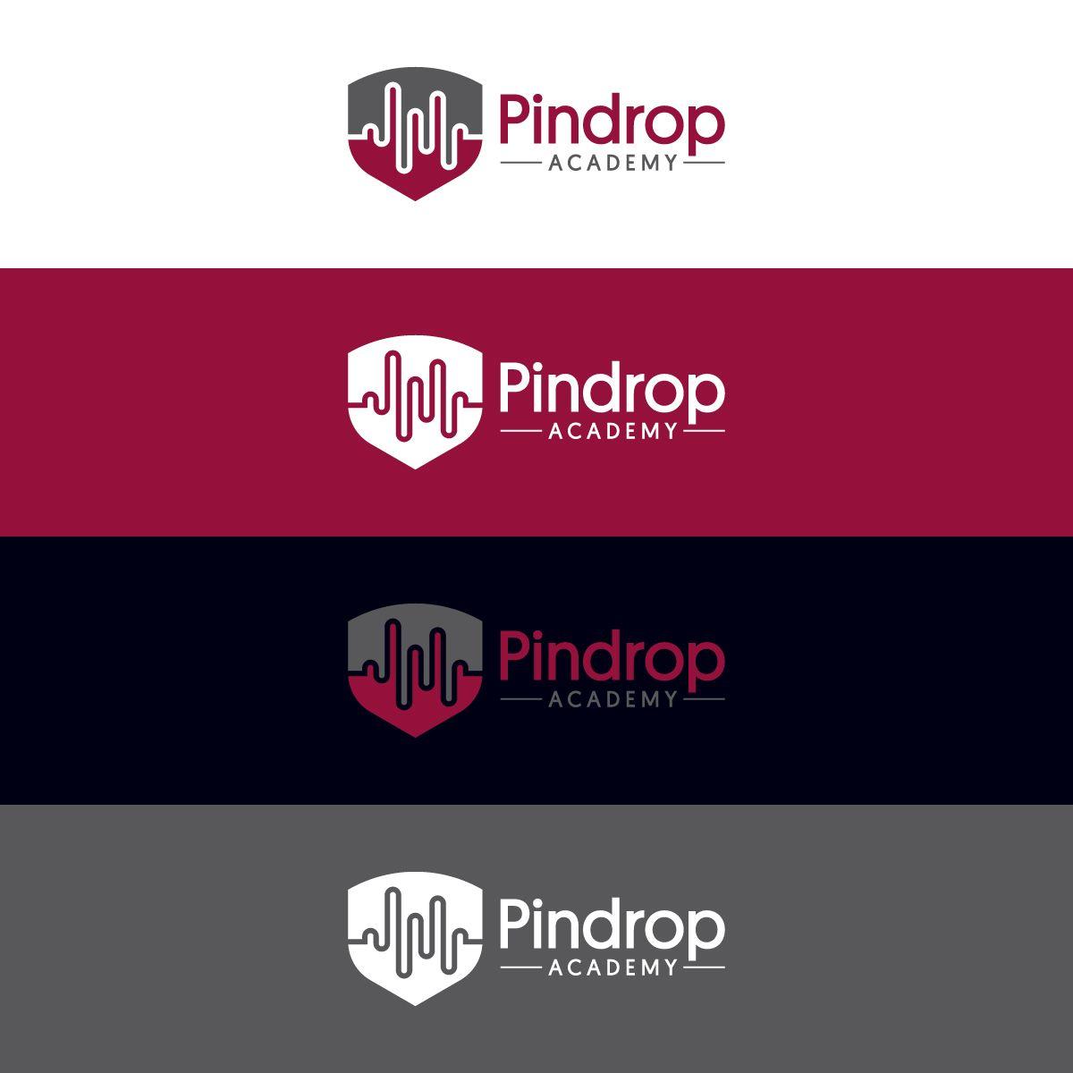 Pin Drop Logo - Modern, Bold, It Company Logo Design for Pindrop Academy