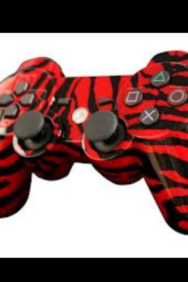 Red and Black Tiger Logo - Red and black tiger stripe | Costom ps3 controllers | Pinterest ...
