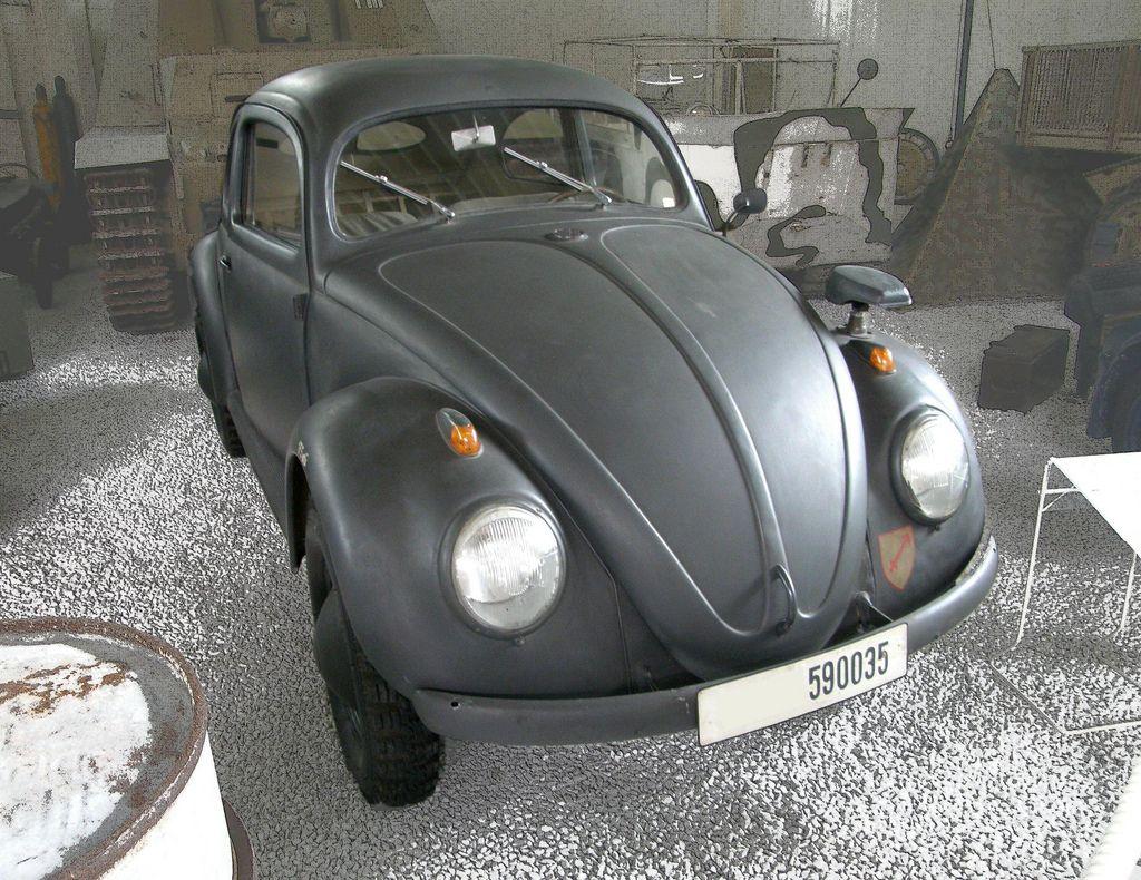 WWII VW Logo - WWII Volkswagen Käfer / Beetle. Is it really that old, or i