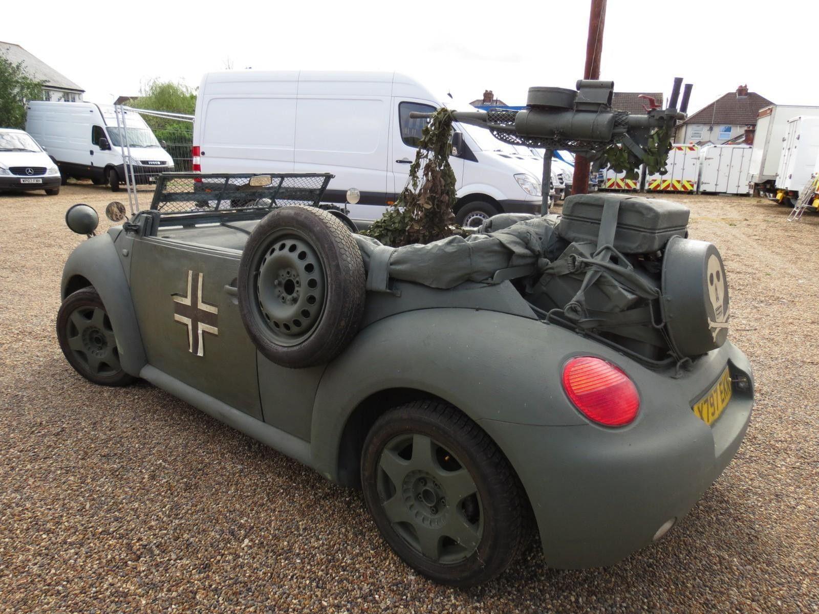 WWII VW Logo - Prepare To Invade Poland With This WWII Inspired VW Beetle Cabrio