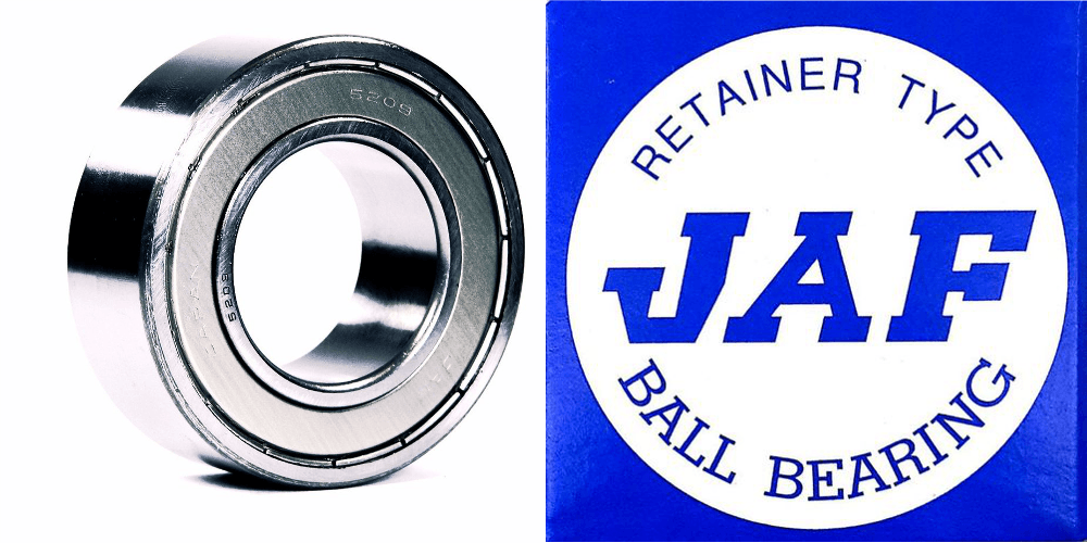 Double ZZ Logo - 5208 ZZ JAF Double Row Angular Ball Bearing Double Shield 40 X 80 X 30.2