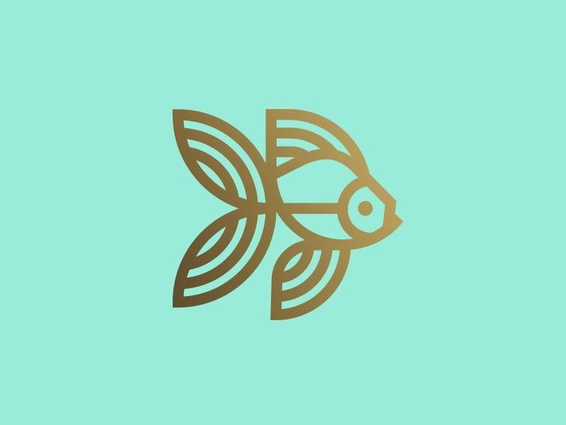 Goldfish Logo - Goldfish | Illustration | Logo design, Logos, Branding