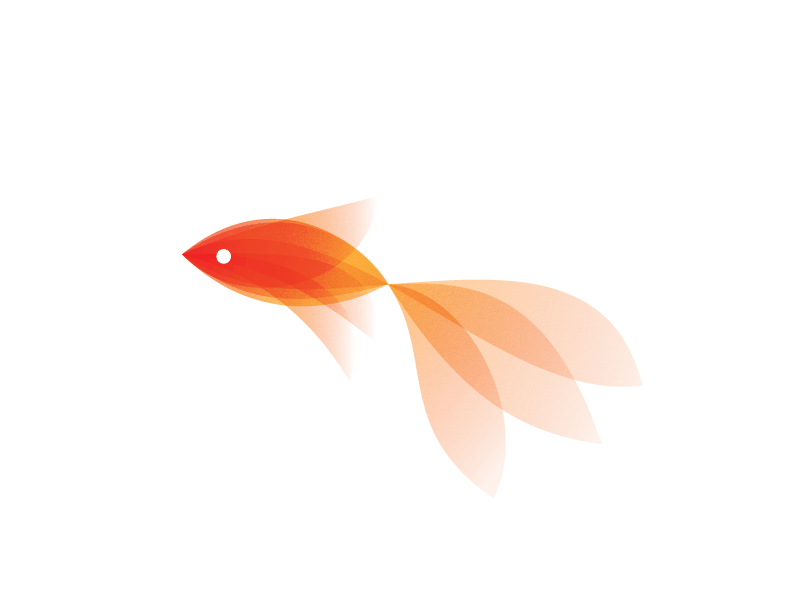 Goldfish Logo - Goldfish | Illustration | Fish logo, Logo design, Logos