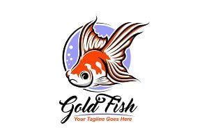 Goldfish Logo - Fish Aquarium Logo Logo Templates Creative Market