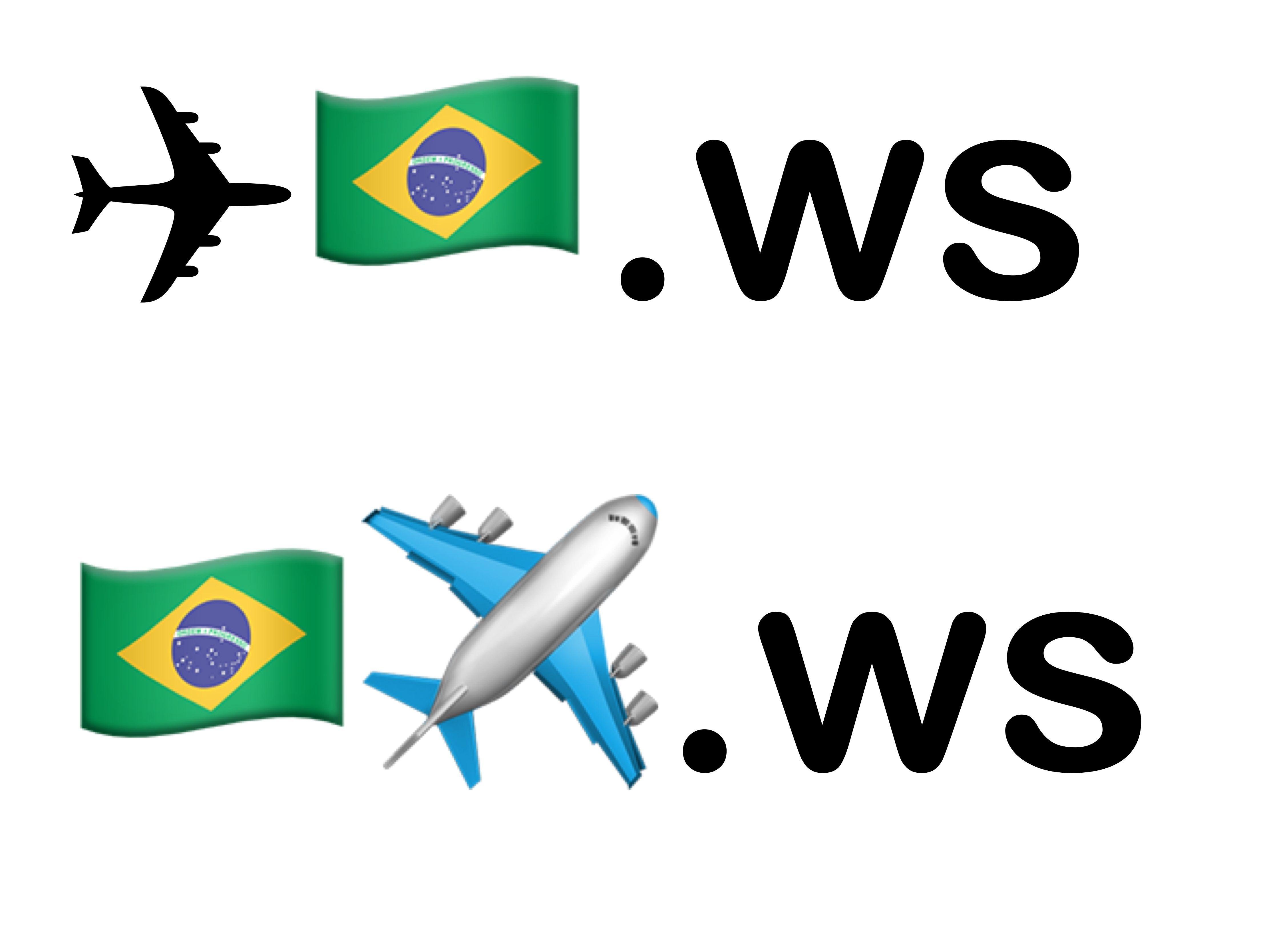 Travel Emoji Logo - Brazilian Airline Travel Domain Names | ✈ Premium 