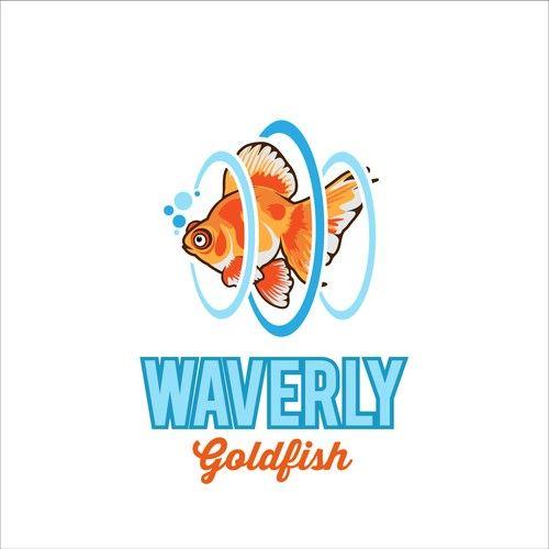 Goldfish Logo - Create fun and whimsical logo and social media branding for Waverly