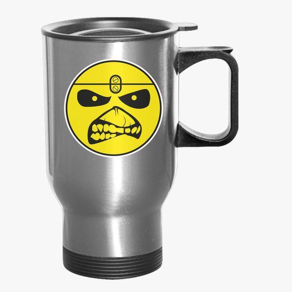 Travel Emoji Logo - Iron Maiden Emoji Travel Mug | Customon.com