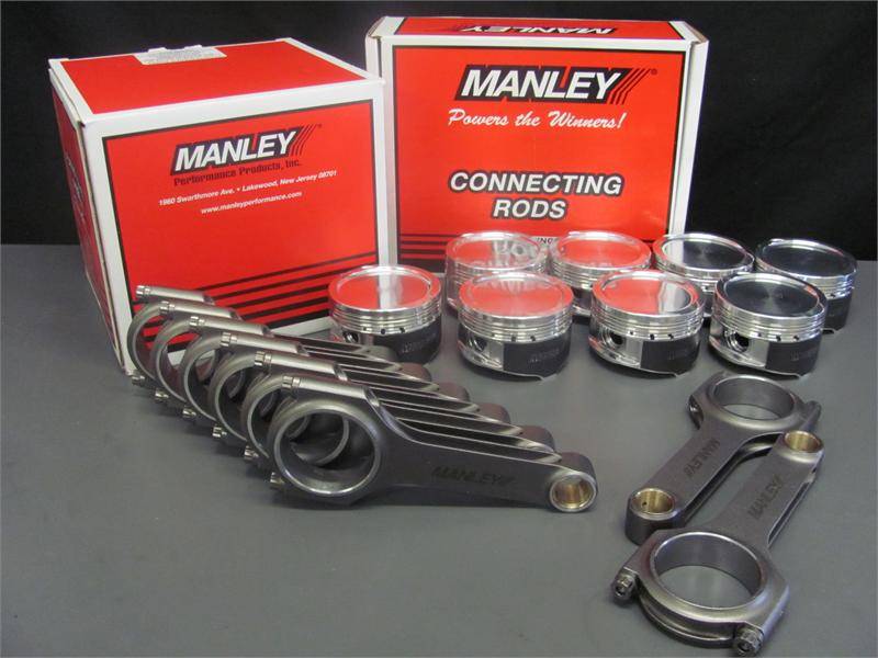Manley Pistons Logo - 4.6L Manley Pistons / Manley H-Beam Connecting Rods Combo