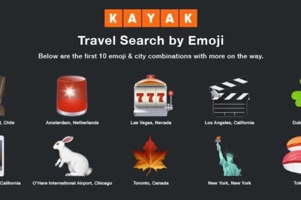 Travel Emoji Logo - Kayak launches travel searches by emoji | World News | Travel Wire News