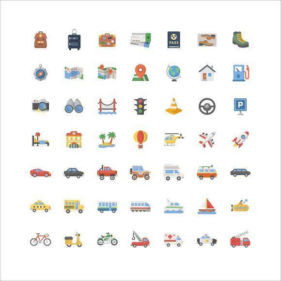 Travel Emoji Logo - Travel Emoji - 42 Vector Icons ~ Icons ~ Creative Market