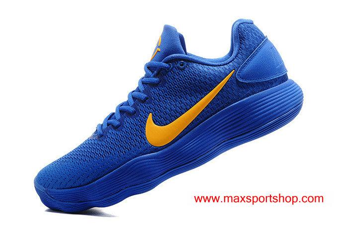Yellow and Blue Nike Logo - Nike Royal Blue Sneakers With White Swooshée des