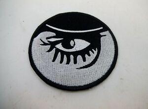 Thing Black with Orange Eyes Logo - NEW 2 3 4 Clockwork Orange Eye Patch Punk Goth Black Metal Kubrick