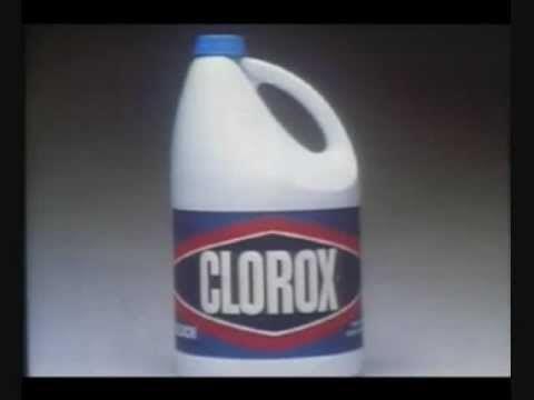 Old Clorox Logo - Clorox Bleach Commercial- 1982