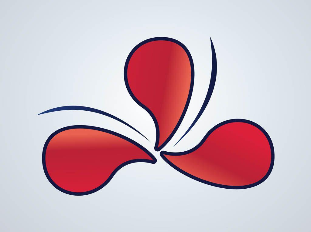 Red Fan Logo - Fan Icon Vector Art & Graphics | freevector.com