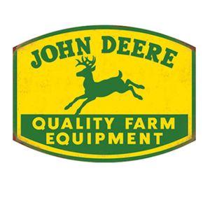 Small John Deere Logo - Embossed Tin Magnet | For the Home | John Deere products ...