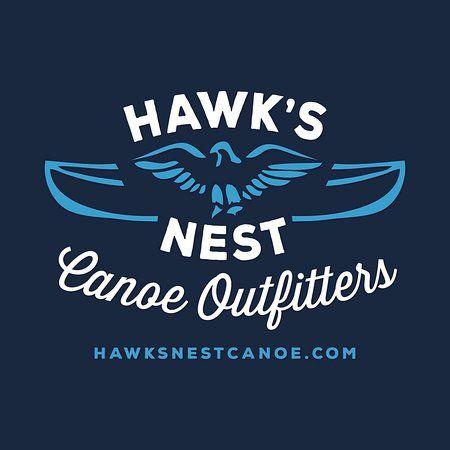 Hawks Nest Logo - Hawk's Nest Canoe Outfitters' new logo of Hawk's Nest