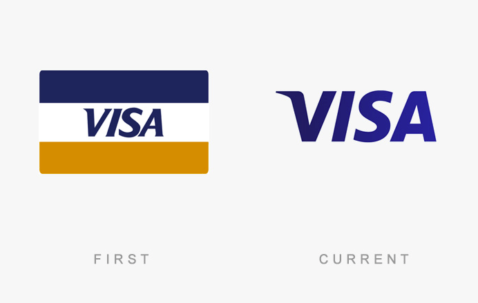 Old vs New Logo - Old Vs New famous brand logos