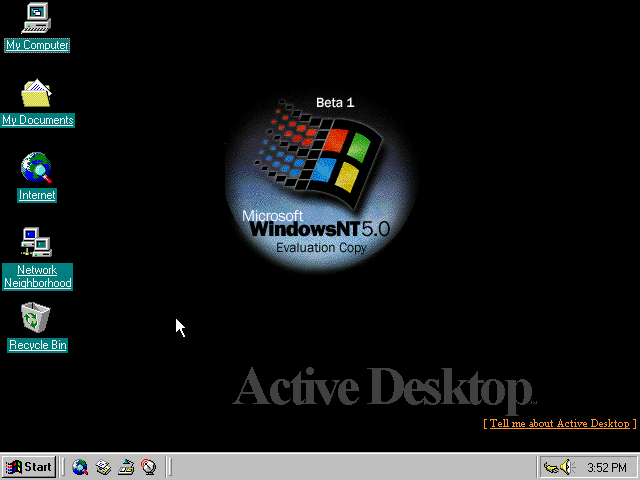 Windows NT 5.0 Logo - Windows 2000 Beta