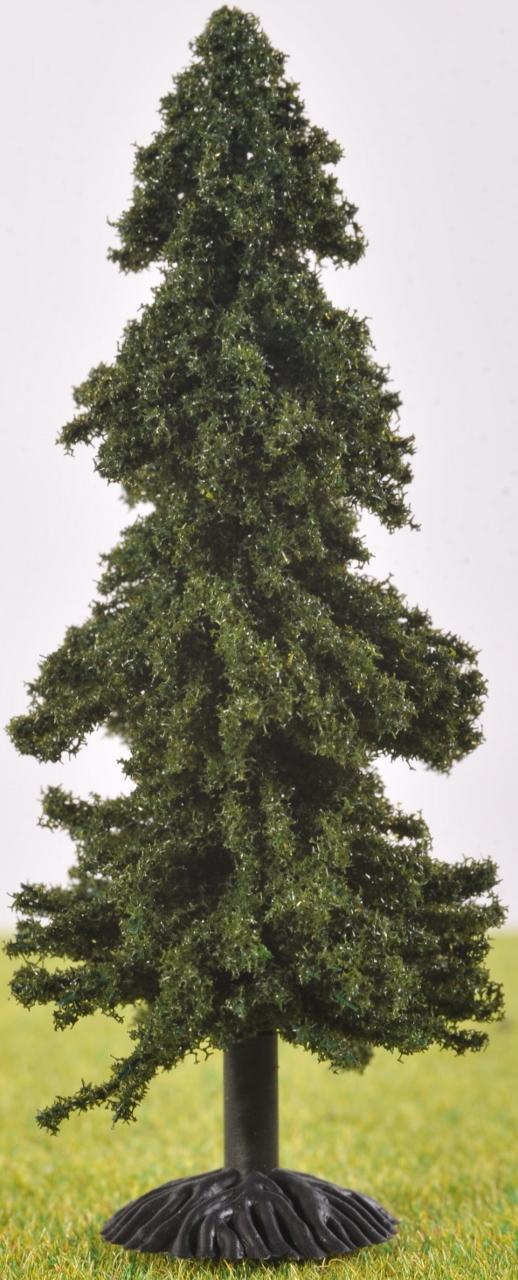 Black Pine Tree Logo - PL30102 - 70mm Dark Pine Tree - The Model Tree Shop