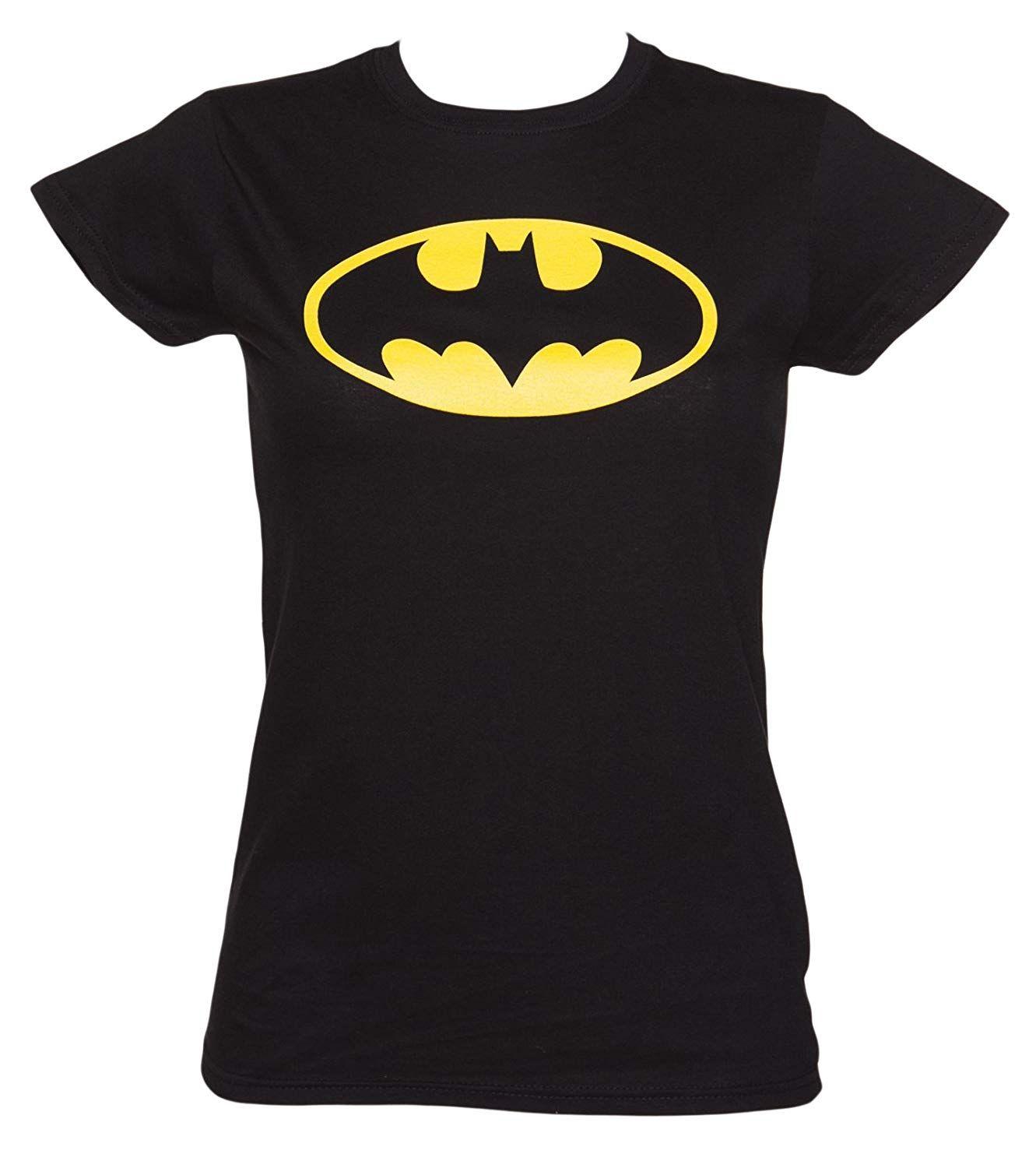 Women's Superhero Logo - Amazon.com: Womens Black Batman Logo DC Comics T Shirt - Superhero ...