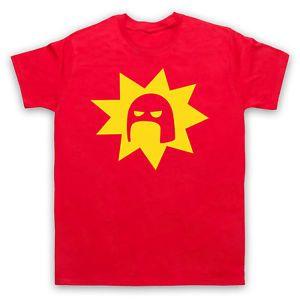 Women's Superhero Logo - SUPER CRIMSON BOLT LOGO COMEDY SUPER HERO FILM MENS WOMENS & KIDS T ...