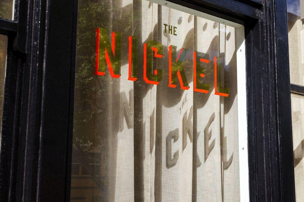 Restaurant Window Logo - Nickel Restaurant Window With Logo ⋆ The Nickel