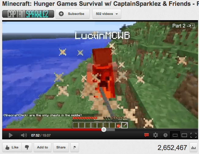 Minecraft HG Logo - Meanwhile, over on Minecraft The Hunger Games are running 24/7 ...