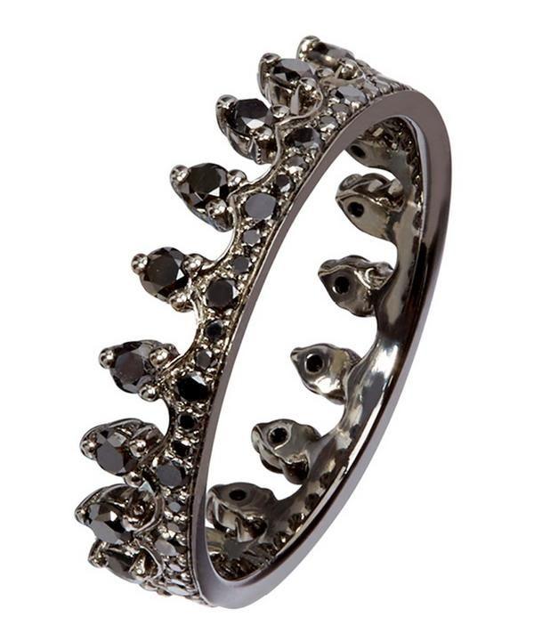 Black Diamond Crown Logo - Black Diamond Crown Ring | Liberty London