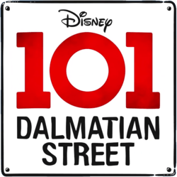 101 Dalmatians Title Logo - 101 Dalmatian Street