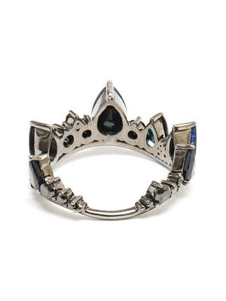 Black Diamond Crown Logo - Fernando Jorge 18K Oxidised Gold And Black Diamond Crown Ring - Farfetch