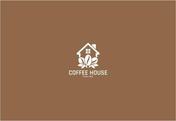Coffee House Logo - Coffee Cafe House Logo Template Logo Templates Creative Market