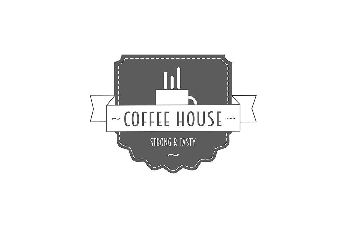 Coffee House Logo - Coffee house vector logo ~ Logo Templates ~ Creative Market