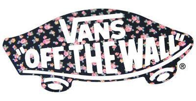 Floral Vans Logo - offended. uploaded by B i t c h c a k e on We Heart It