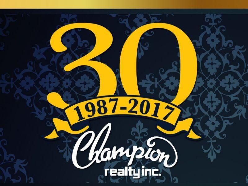 Champion Realty Logo - Champion Realty Celebrates 30th Year Serving Chesapeake Region ...