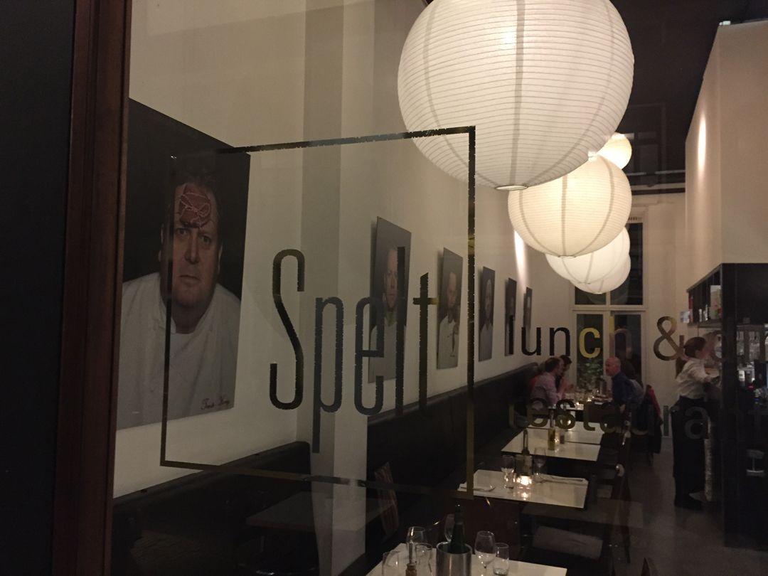 Restaurant Window Logo - Restaurant Spelt. Innovative & Inpired Dutch Cuisine. Conscious