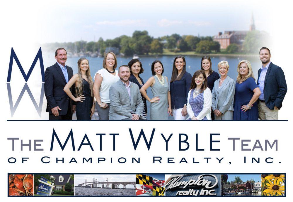 Champion Realty Logo - Wyble team ranks #1 in sales at Champion Realty | Eye On Annapolis