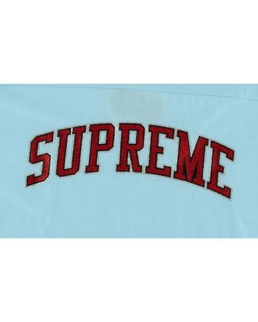 Gliter Blue Supreme Logo - Supreme Glitter Arc Football Top Light Blue in Blue for Men